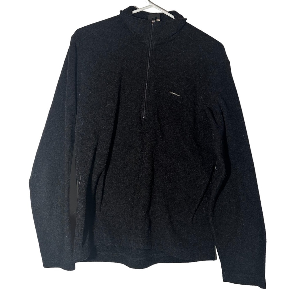 Patagonia Capilene Men’s Fleece Half Zip Black Size Medium